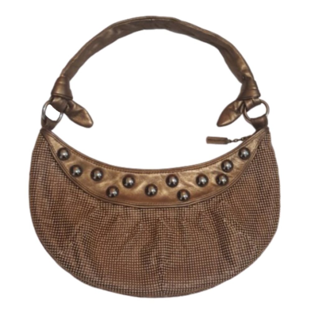 🌿Whiting & Davis Gold Bubble Mesh Hobo Bag🌿